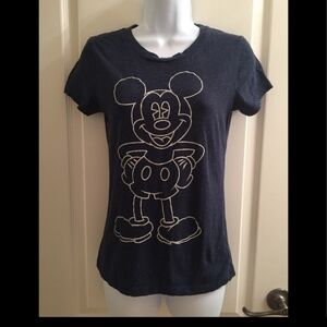 Disney Parks Mickey Mouse Sparkly‎ Graphic Tee